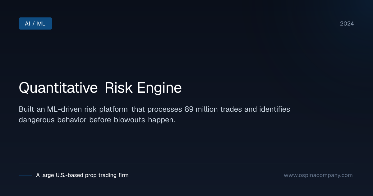 Quantitative Risk Engine